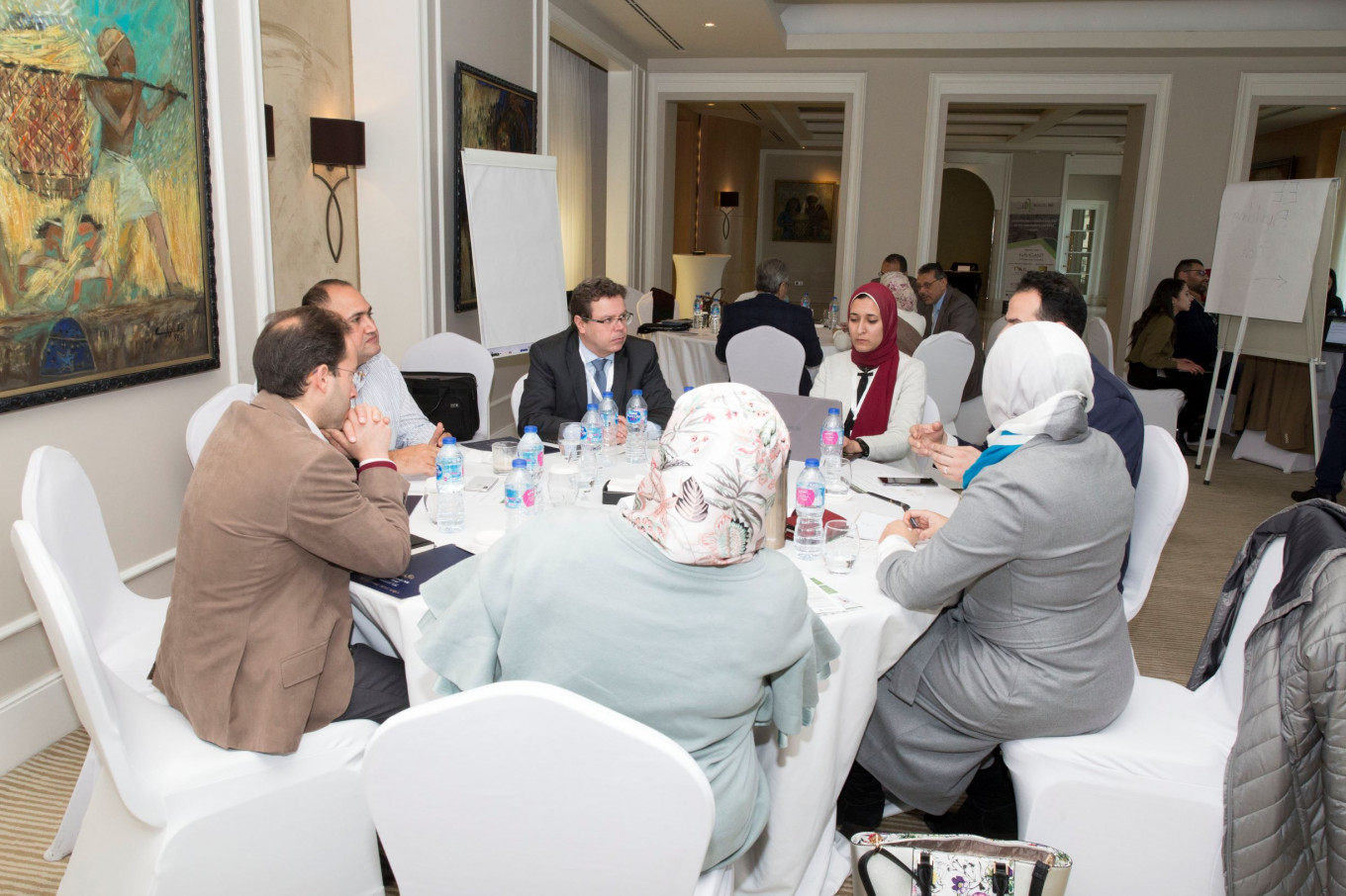 Roundtable discussion during the national kick-off workshop  © IDG